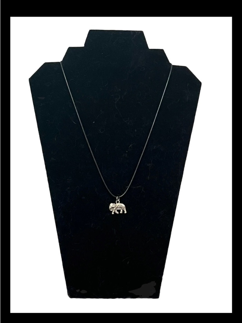 Wicca Silver Tone Elephant Wisdom Strength and Spiritual Protection Pendant